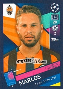 Sticker Marlos - UEFA Champions League 2018-2019 n. 437 - Topps