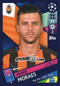 Sticker Júnior Moraes - UEFA Champions League 2018-2019 - Topps