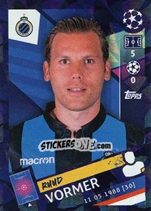 Sticker Ruud Vormer - UEFA Champions League 2018-2019 n. 442 - Topps