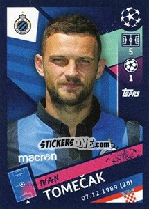 Sticker Ivan Tomecak - UEFA Champions League 2018-2019 n. 450 - Topps