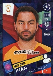 Sticker Selçuk Inan - UEFA Champions League 2018-2019 n. 461 - Topps
