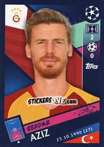 Sticker Serdar Aziz - UEFA Champions League 2018-2019 - Topps