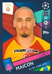 Sticker Maicon - UEFA Champions League 2018-2019 n. 465 - Topps