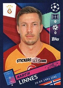 Sticker Martin Linnes - UEFA Champions League 2018-2019 n. 468 - Topps