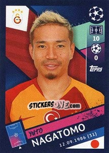 Sticker Yuto Nagatomo - UEFA Champions League 2018-2019 n. 469 - Topps