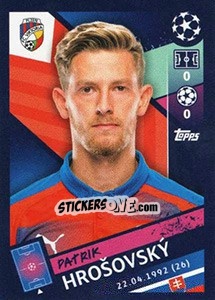 Sticker Patrik Hrošovský - UEFA Champions League 2018-2019 - Topps