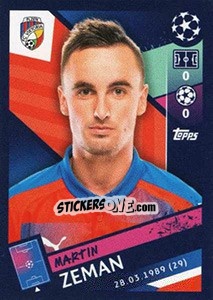 Sticker Martin Zeman - UEFA Champions League 2018-2019 n. 491 - Topps