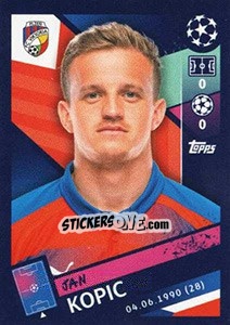 Sticker Jan Kopic - UEFA Champions League 2018-2019 n. 492 - Topps