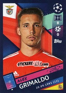 Sticker Álex Grimaldo - UEFA Champions League 2018-2019 n. 502 - Topps
