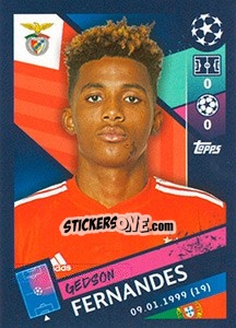 Sticker Gedson Fernandes - UEFA Champions League 2018-2019 - Topps
