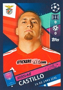 Sticker Nicolás Castillo - UEFA Champions League 2018-2019 n. 510 - Topps