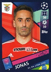 Sticker Jonas - UEFA Champions League 2018-2019 n. 512 - Topps