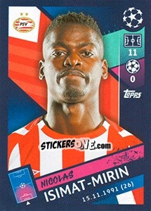 Sticker Nicolas Isimat-Mirin - UEFA Champions League 2018-2019 n. 518 - Topps