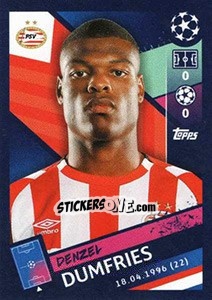 Sticker Denzel Dumfries - UEFA Champions League 2018-2019 n. 520 - Topps