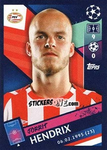 Sticker Jorrit Hendrix - UEFA Champions League 2018-2019 n. 523 - Topps