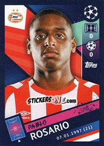 Sticker Pablo Rosario - UEFA Champions League 2018-2019 - Topps