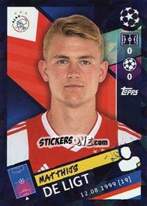 Sticker Matthijs de Ligt - UEFA Champions League 2018-2019 - Topps