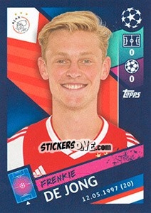Sticker Frenkie de Jong - UEFA Champions League 2018-2019 n. 538 - Topps