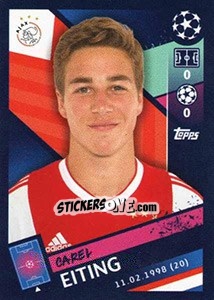 Sticker Carel Eiting - UEFA Champions League 2018-2019 n. 540 - Topps