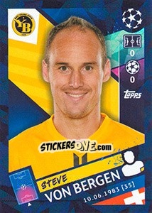 Sticker Steve von Bergen - UEFA Champions League 2018-2019 n. 547 - Topps