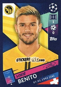 Sticker Loris Benito - UEFA Champions League 2018-2019 n. 550 - Topps