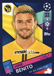 Sticker Loris Benito - UEFA Champions League 2018-2019 - Topps