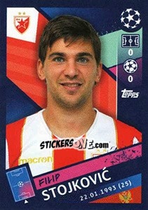 Sticker Filip Stojkovic - UEFA Champions League 2018-2019 n. 565 - Topps