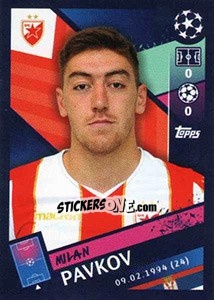 Sticker Milan Pavkov - UEFA Champions League 2018-2019 - Topps