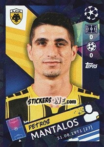 Figurina Petros Mantalos - UEFA Champions League 2018-2019 - Topps