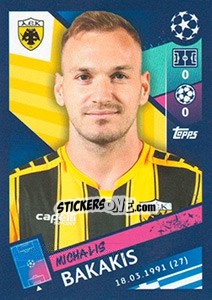 Sticker Michalis Bakakis - UEFA Champions League 2018-2019 n. 581 - Topps