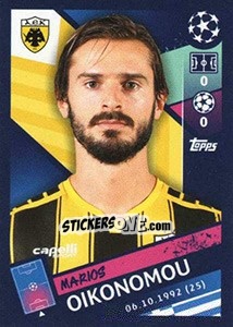 Sticker Marios Oikonomou - UEFA Champions League 2018-2019 - Topps