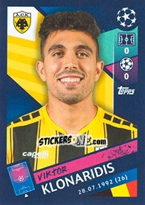 Sticker Victor Klonaridis - UEFA Champions League 2018-2019 n. 591 - Topps