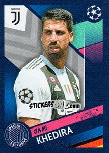 Sticker Sami Khedira (Juventus) - UEFA Champions League 2018-2019 n. C1 - Topps