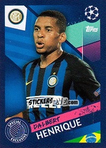 Sticker Dalbert Henrique (Inter) - UEFA Champions League 2018-2019 n. C4 - Topps