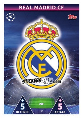 Sticker Club Badge - UEFA Champions League 2018-2019. Match Attax n. 37 - Topps