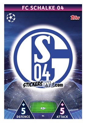 Sticker Club Badge - UEFA Champions League 2018-2019. Match Attax n. 91 - Topps