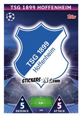 Sticker Club Badge - UEFA Champions League 2018-2019. Match Attax n. 109 - Topps
