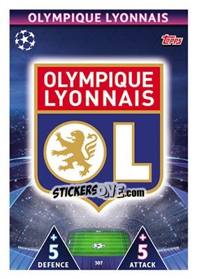 Sticker Club Badge - UEFA Champions League 2018-2019. Match Attax n. 307 - Topps