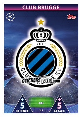 Sticker Club Badge - UEFA Champions League 2018-2019. Match Attax n. 325 - Topps