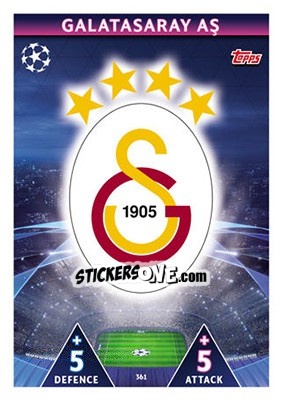 Sticker Club Badge - UEFA Champions League 2018-2019. Match Attax n. 361 - Topps