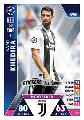 Sticker Sami Khedira - UEFA Champions League 2018-2019. Match Attax - Topps