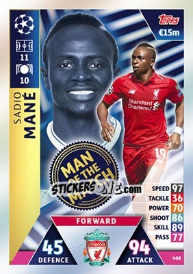 Sticker Sadio Mané