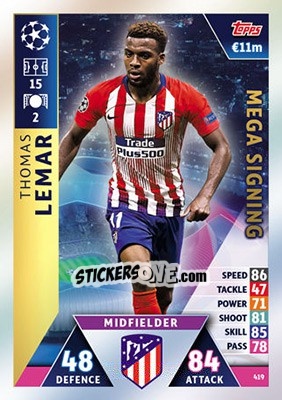 Sticker Thomas Lemar