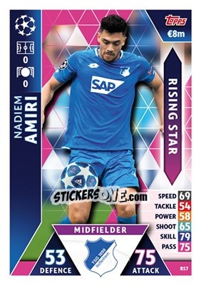 Sticker Nadiem Amiri - UEFA Champions League 2018-2019. Match Attax - Topps