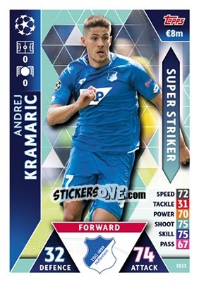 Sticker Andrej Kramaric - UEFA Champions League 2018-2019. Match Attax - Topps