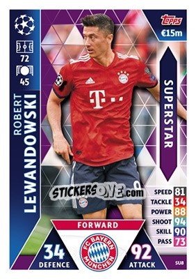 Cromo Robert Lewandowski