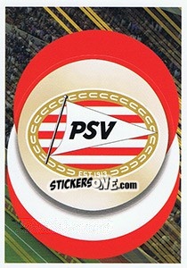 Sticker PSV Eindhoven - Logo - FIFA 365: 2018-2019. Grey backs - Panini