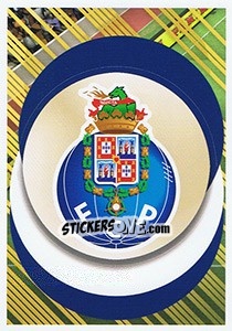 Sticker FC Porto - Logo - FIFA 365: 2018-2019. Grey backs n. 18 - Panini