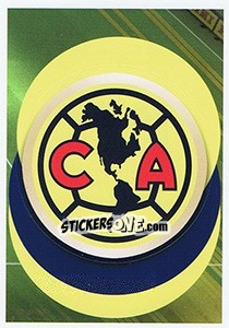 Figurina Club America - Logo - FIFA 365: 2018-2019. Grey backs - Panini