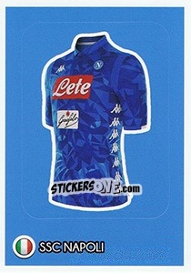 Figurina SSC Napoli - Shirt - FIFA 365: 2018-2019. Grey backs - Panini